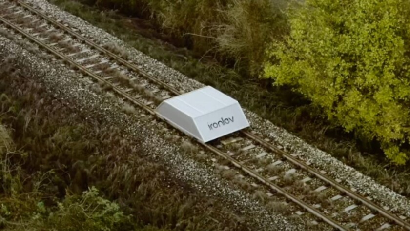 Watch: The first test of a magnetic levitation train on an existing track