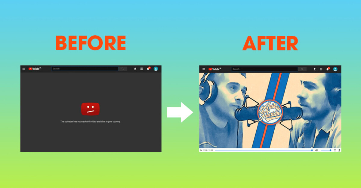 How to unblock youtube cheap video country