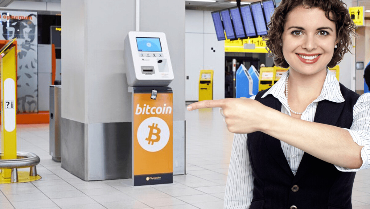 Amsterdam Airport Schiphol now has a Bitcoin ATM