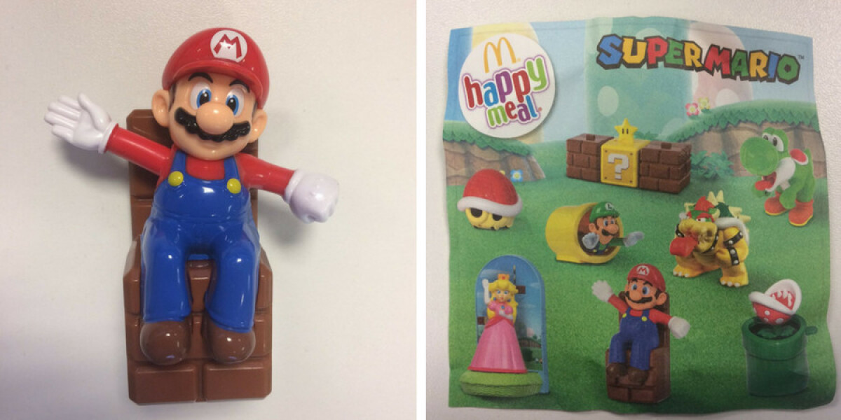 Happy meal clearance mario toys