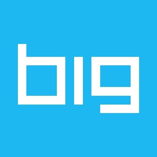 Bigscreen startup company logo
