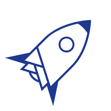 rose rocket startup company logo