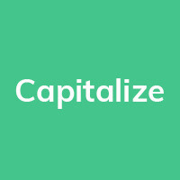 Capitalize